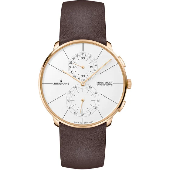 Junghans Meister fein Chronoscope MEGA Solar 059/7201.00 kol saati