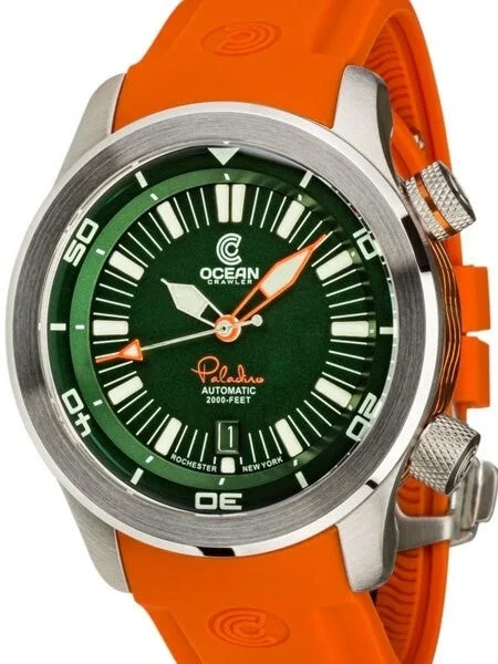 Ocean Crawler Paladino WaveMaker Swiss Automatic Dive Watch with Inner Rotating Bezel #133