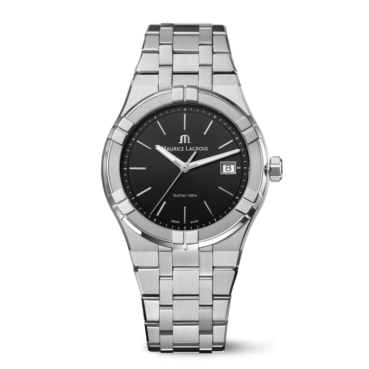 Maurice Lacroix Aikon Quartz Date 40MM AI1108-SS002-330-1 40 mm kol saati