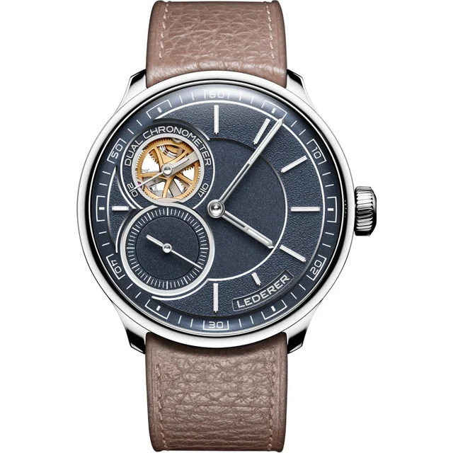 Lederer CIC 9016.10.302 Central Impulse Chronometer Deep Blue kol saati