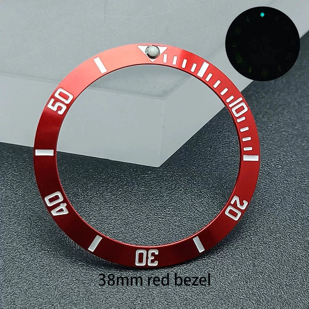 Tandorio Submariner Bezel Replacement Accessories 38mm * 30.6mm Ceramic Tilt Bezel Suitable for 40.5mm Bezel 6084766018530 38 mm kol saati