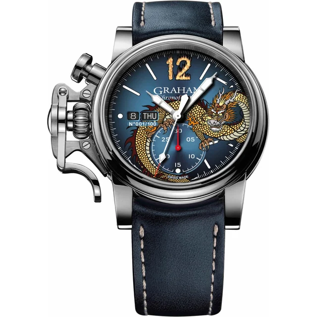 Graham Chronofighter Vintage Noseart Dragon 2CVAS.U16A kol saati