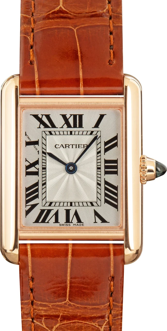 Cartier Tank Small Model Louis Rose Gold WGTA00100 kol saati