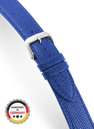 RIOS Grained Leather French - Royal Blue - Genuine Cowhide 4523/RI kol saati
