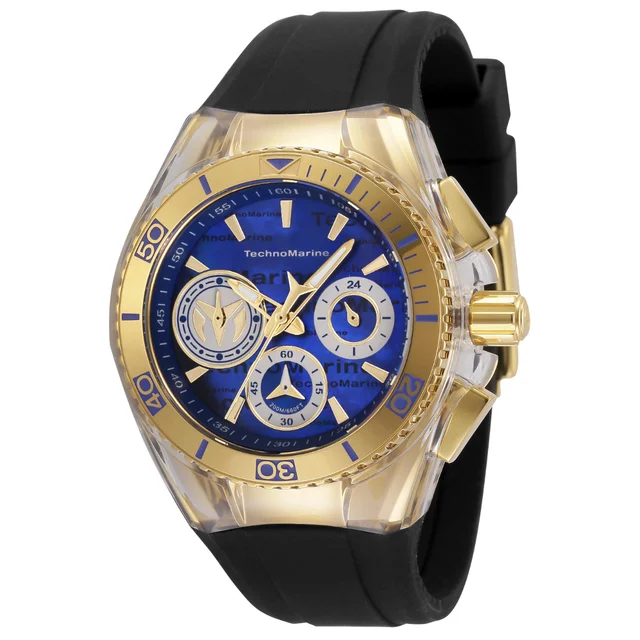 Invicta TechnoMarine Cruise California Watch w/ Mother of Pearl Dial - 40.57mm, Black (TM-