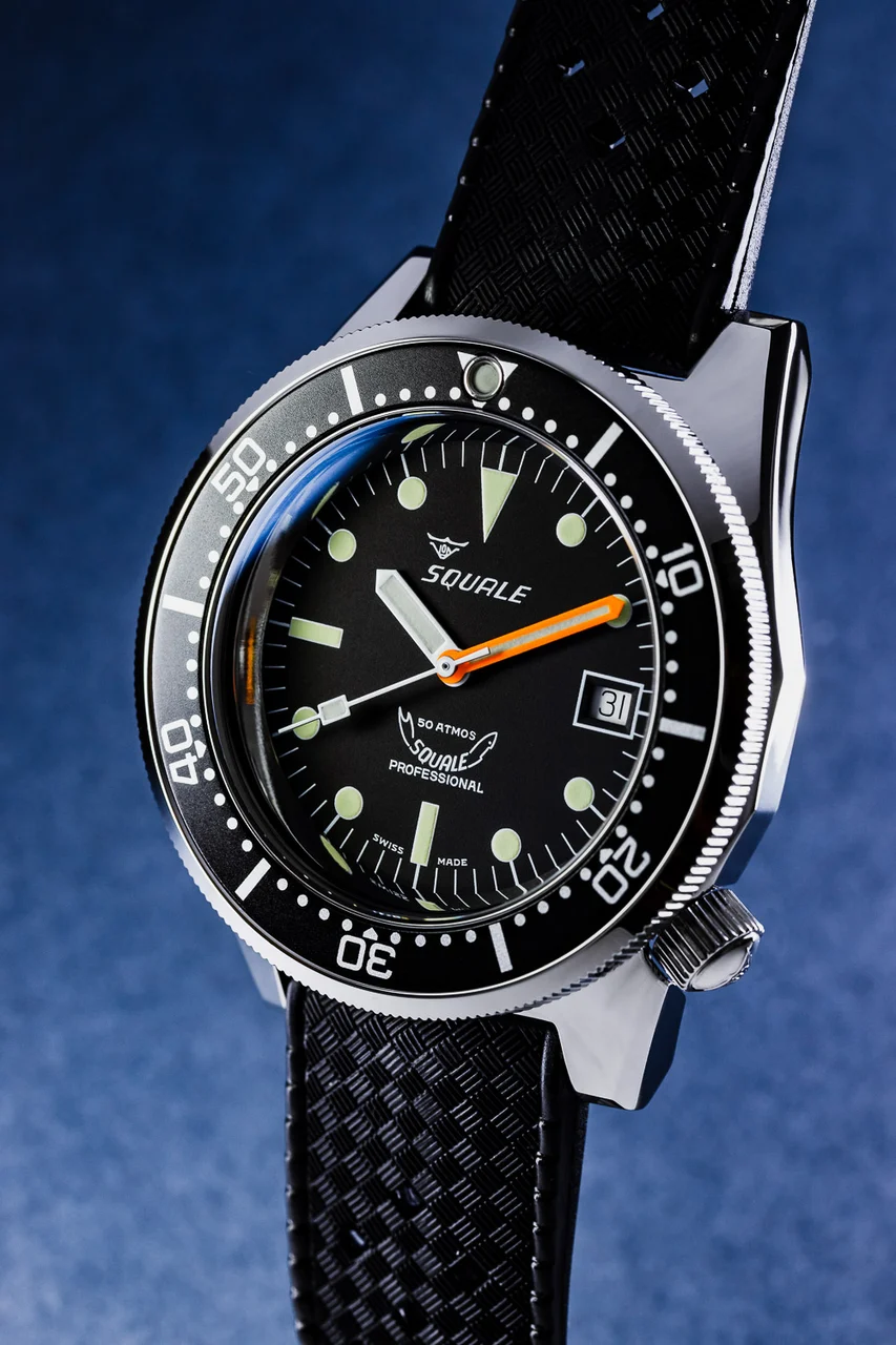 Squale Ref. 1521CL.NT 42 mm kol saati
