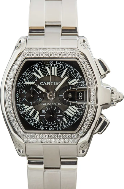 Cartier Roadster W62007X6 XL Stainless Steel kol saati