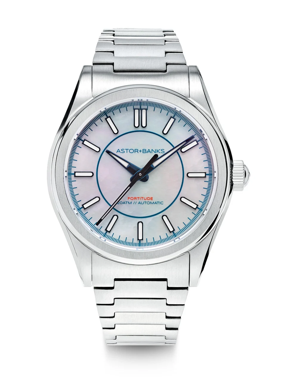Astor+Banks Fortitude Lite Mother of Pearl 39 mm kol saati