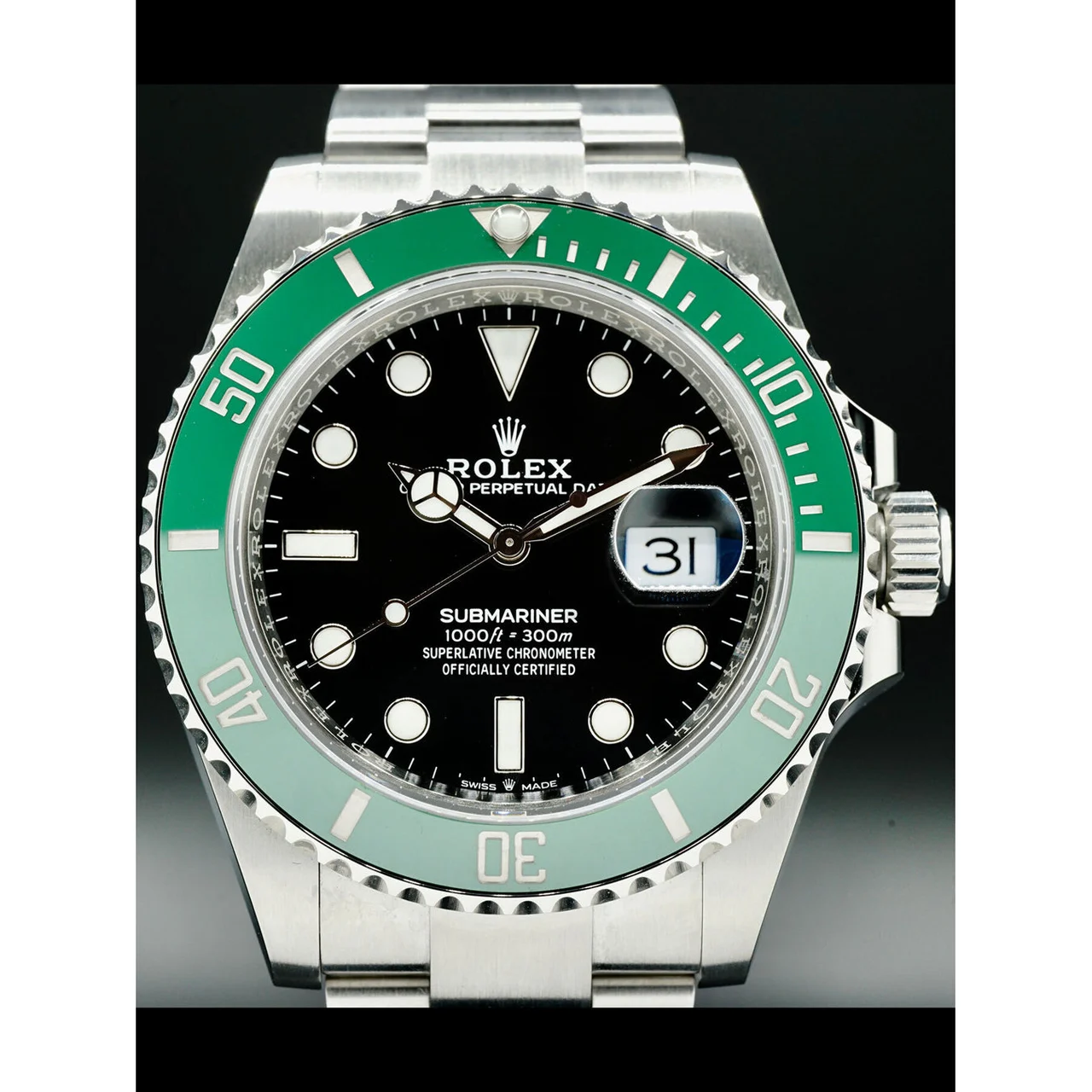 Rolex Oyster Perpetual Submariner Date Green "Kermit" 126610LV 210000033181 40 mm kol saati