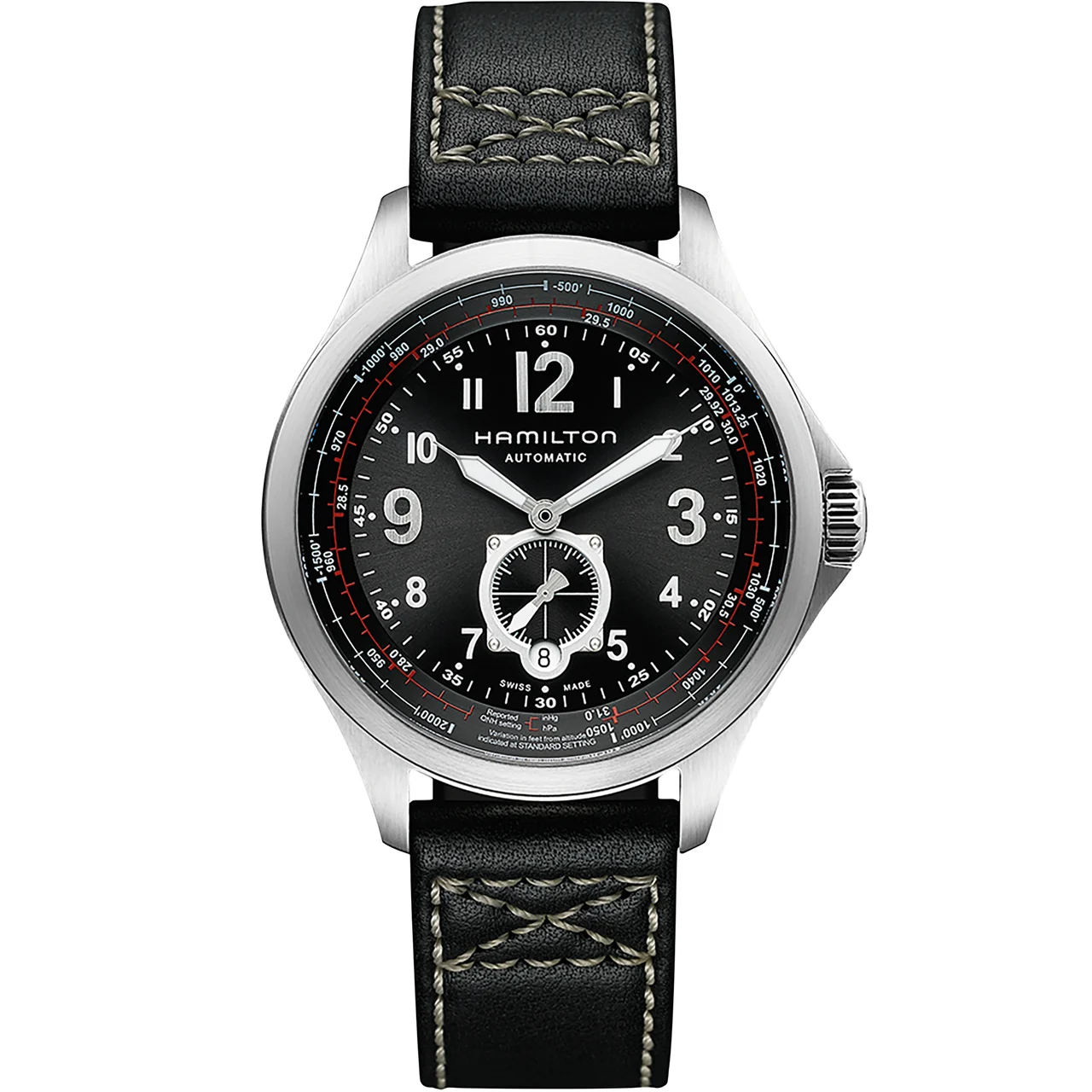 Hamilton Khaki Aviation Khaki QNE Auto H76655733 42 mm kol saati