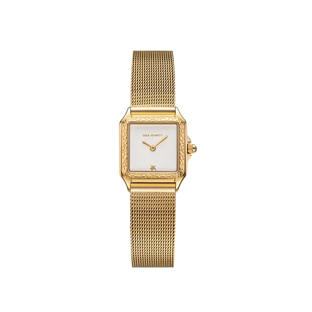 Default Petite Tortue white & gold PH-W-2027 kol saati