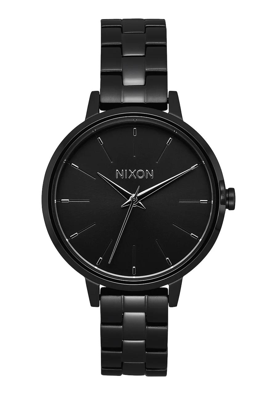 Nixon US Medium Kensington - All Black A1260-001-00 kol saati