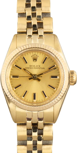 Rolex ROLEX, REF. 6719, OYSTER PERPETUAL, STEEL AND GOLD kol saati