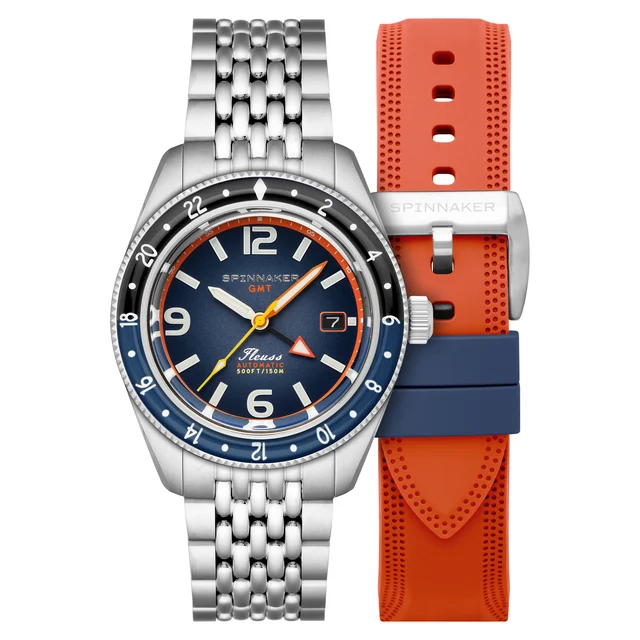 Fleuss GMT Automatic Midnight Wave SP-5120-88 kol saati