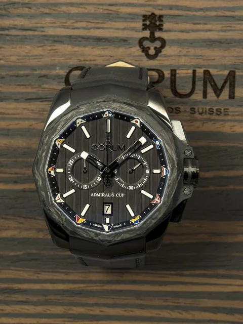 Corum Admiral'S Cup Ac-One CORUM ADMIRAL'S CUP AC-ONE REF. 01.0116 CHRONOGRAPH PVD COATED