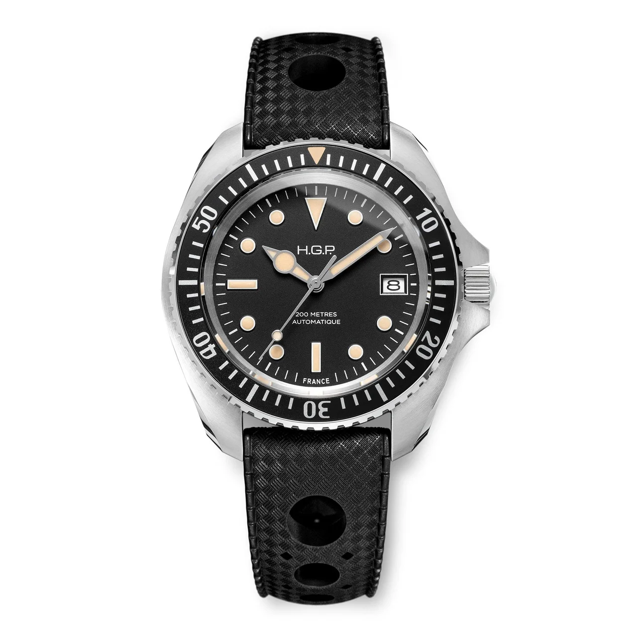 HGP - Watches HGP-23-D2A-003-02-RB2-BLK 47 mm kol saati