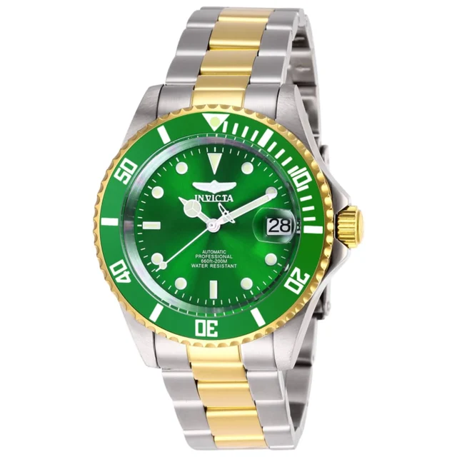 Invicta Pro Diver Navarch Automatic Watch - 40mm. Steel, Gold (28661) kol saati