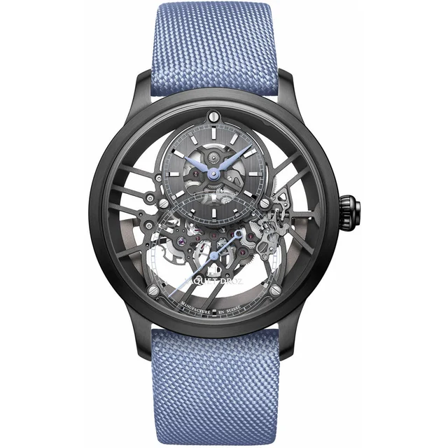 Jaquet Droz Skelet-One Plasma Ceramic Blue J003525546 kol saati