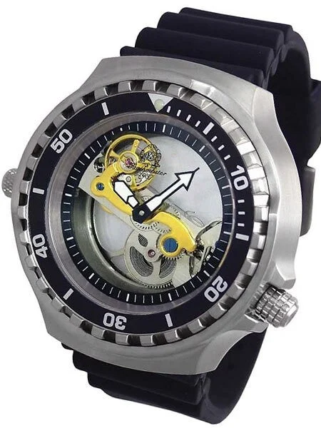 Tauchmeister Automatic Dive Watch with Helium Release Valve and AR Sapphire Crystal #T0310 kol saati
