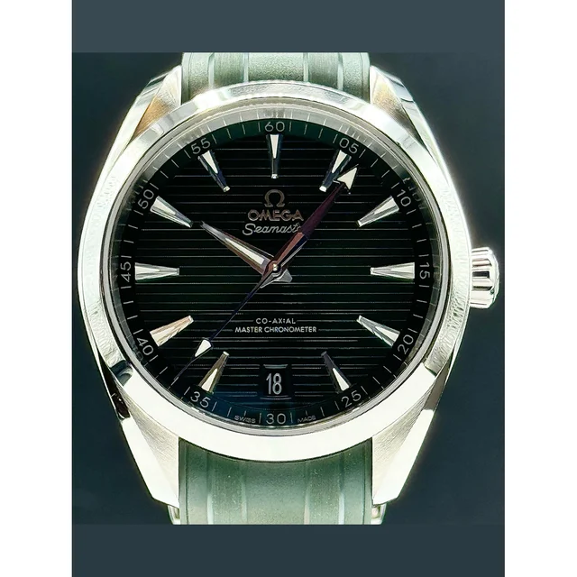 OMEGA Aqua Terra 150M Green Dial 220.10.41.21.10.001 POC210000076232 kol saati