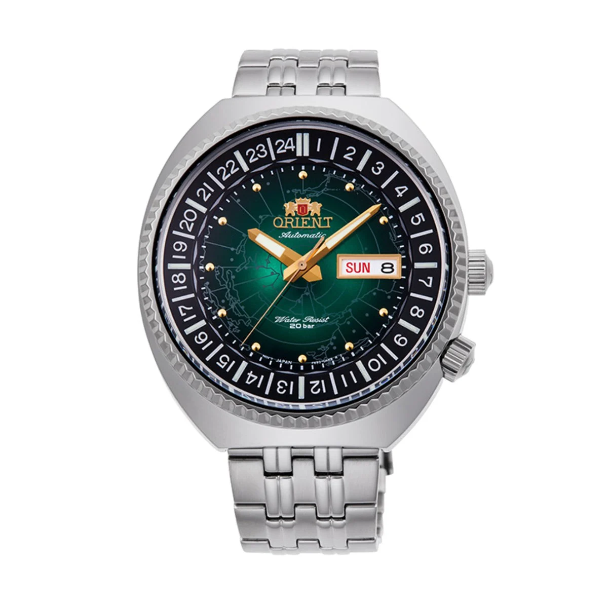 Orient World Map OW-RAAA0E02 44 mm kol saati