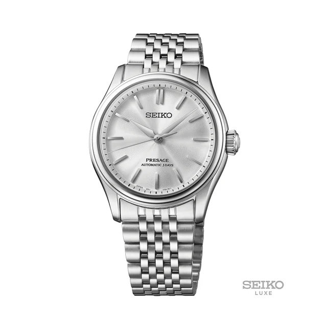Seiko Presage Classic Series 38mm - Silver on Bracelet HCC001 kol saati