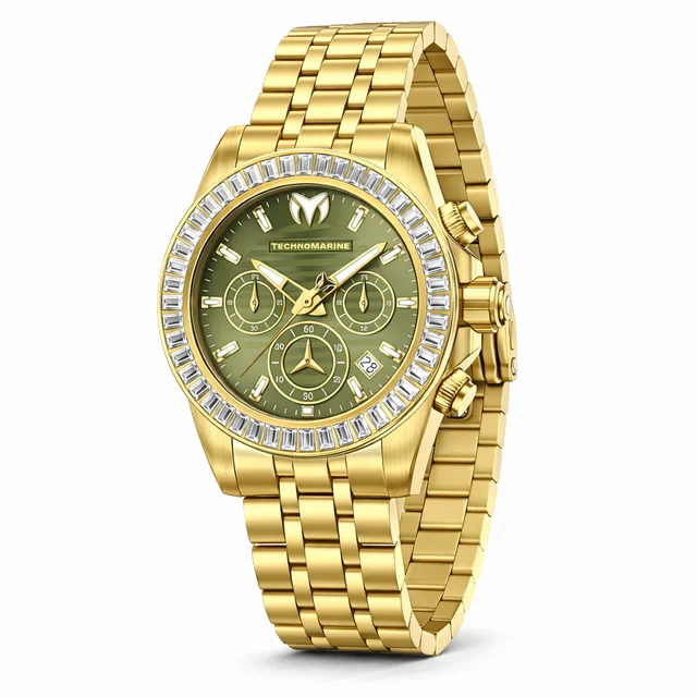 Technomarine Manta Ray Watch - 42mm. Gold (TM-225017) kol saati