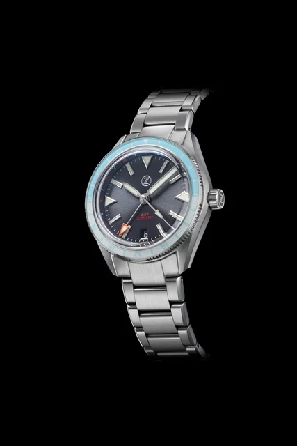 Zelos Horizons V2 GMT 200m SS Ice kol saati