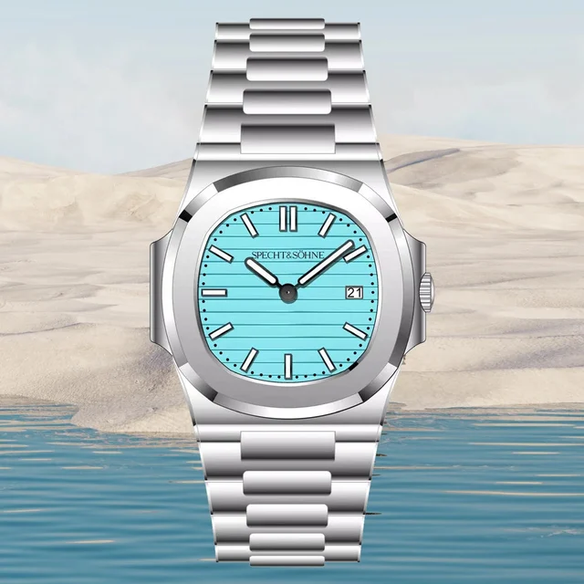 Tandorio Quartz Nautilus VX3k VH31 Super Thin Watch Couple Men 40mm Women 35mm Specht & Sö