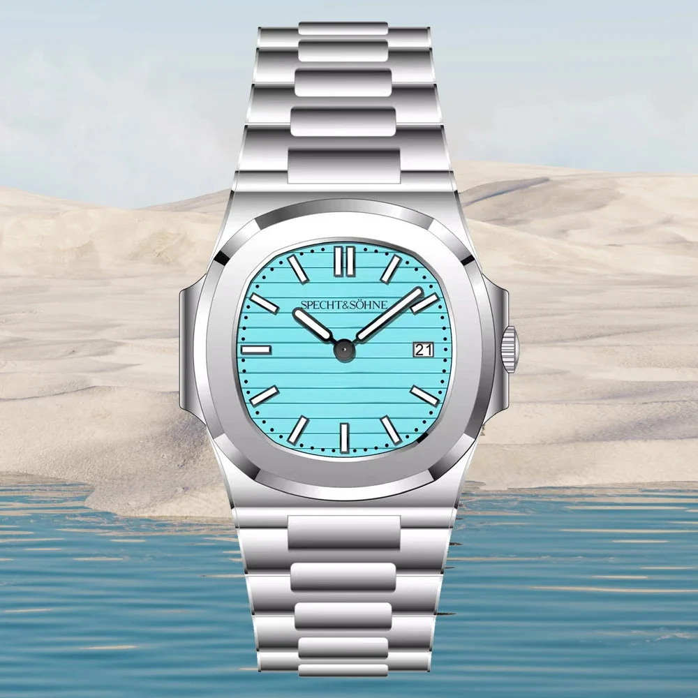 Tandorio Watches Quartz Nautilus VX3k VH31 Super Thin Watch Couple Men 40mm Women 35mm Specht & Söhne Sapphire 5ATM 5711 Classic Watch 12000057699876225 40 mm kol saati