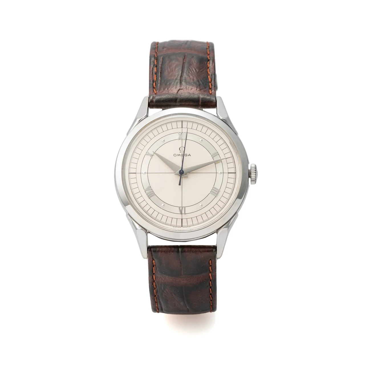 OMEGA OMEGA, REF. 2608, SECTOR DIAL, STEEL kol saati