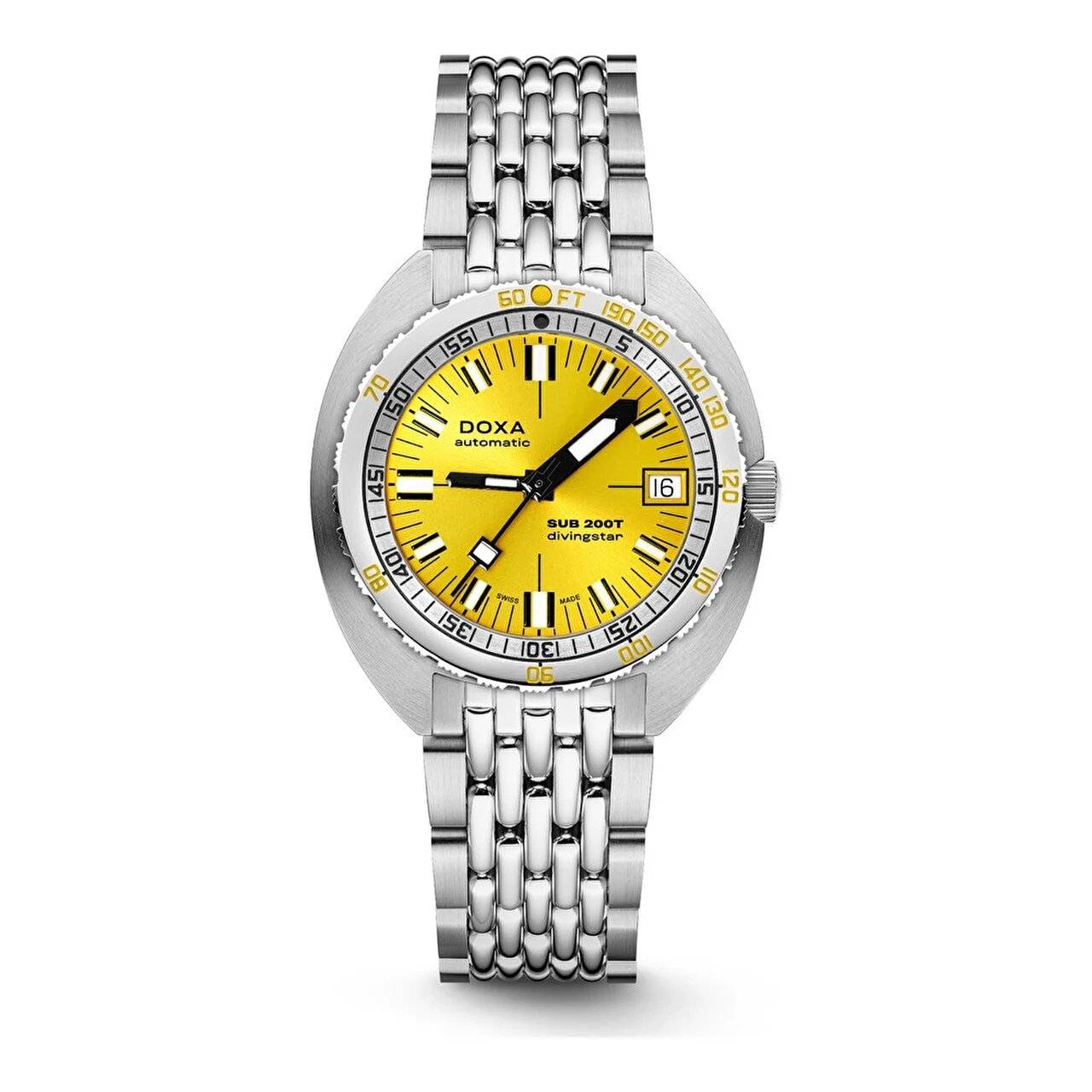 Doxa SUB 200T Divingstar 804.10.361S.10 39 mm kol saati