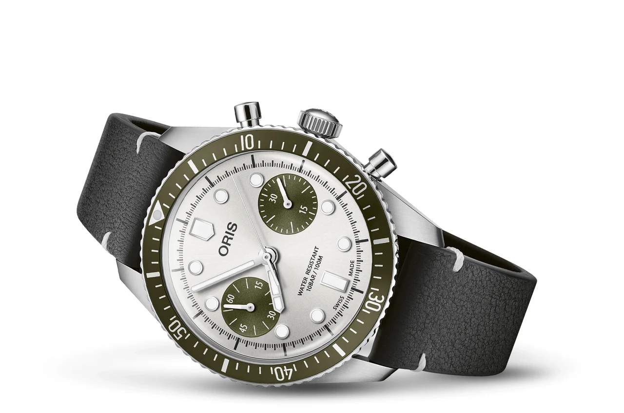 Oris Divers Sixty-Five Chronograph 01 771 7791 4051-07 6 20 01 40 mm kol saati