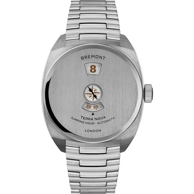 Bremont Terra Nova Jumping Hour On Bracelet TN38-JH-SS-CC-B kol saati