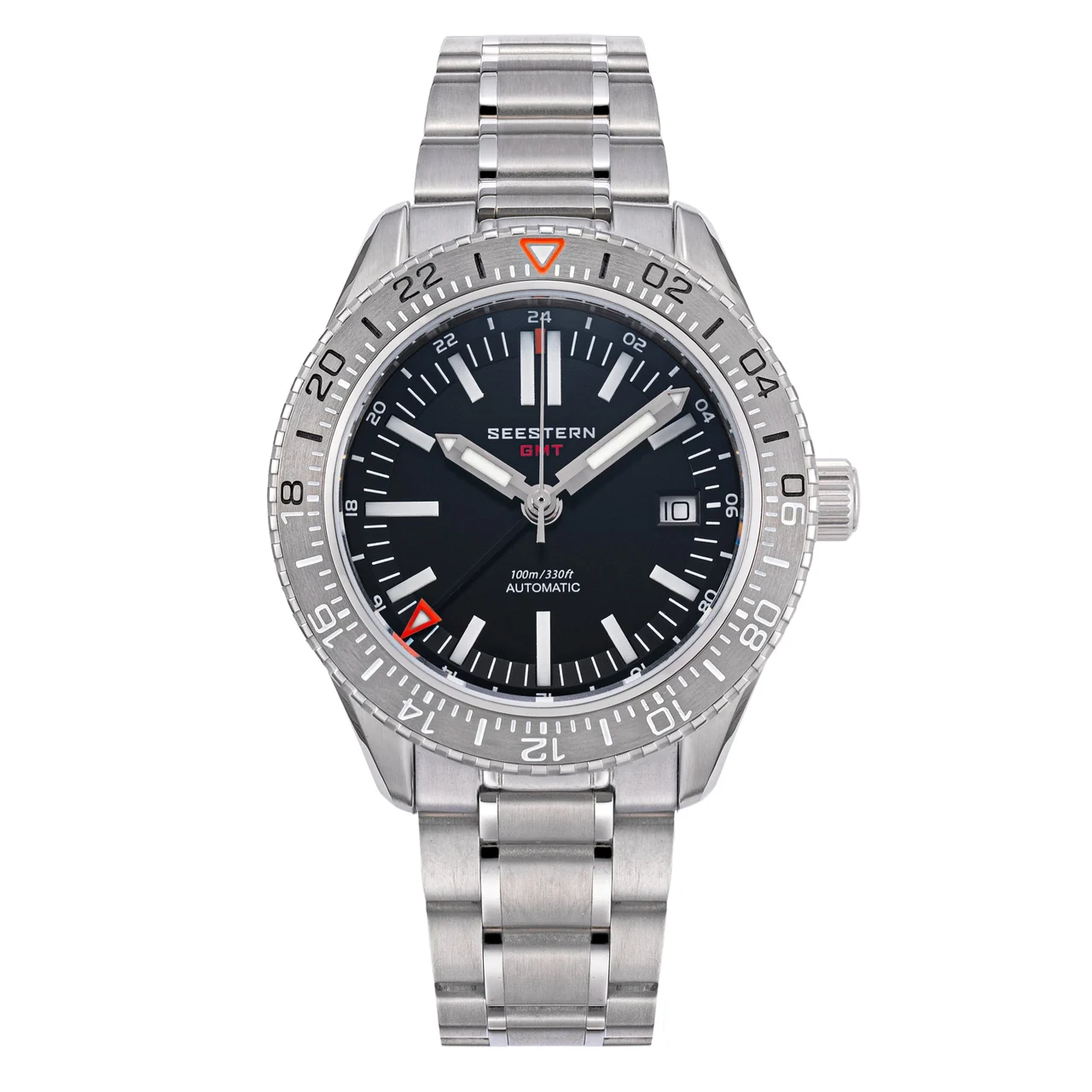 Sugess Seestern S474 GMT Black Dial seestern-s474-gmt-black-dial 47 mm kol saati