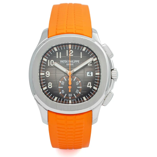 Patek Philippe PATEK PHILIPPE REF. 5968 A, SELF-WINDING, CHRONOGRAPH, ORANGE HANDS, DATE;