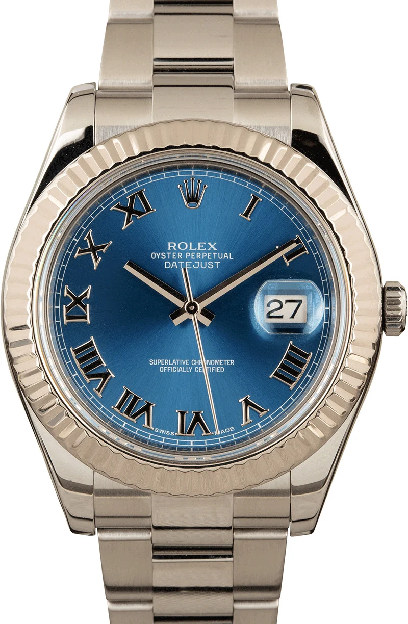Rolex Datejust 116334 Blue Roman 116334BLRO 41 mm kol saati
