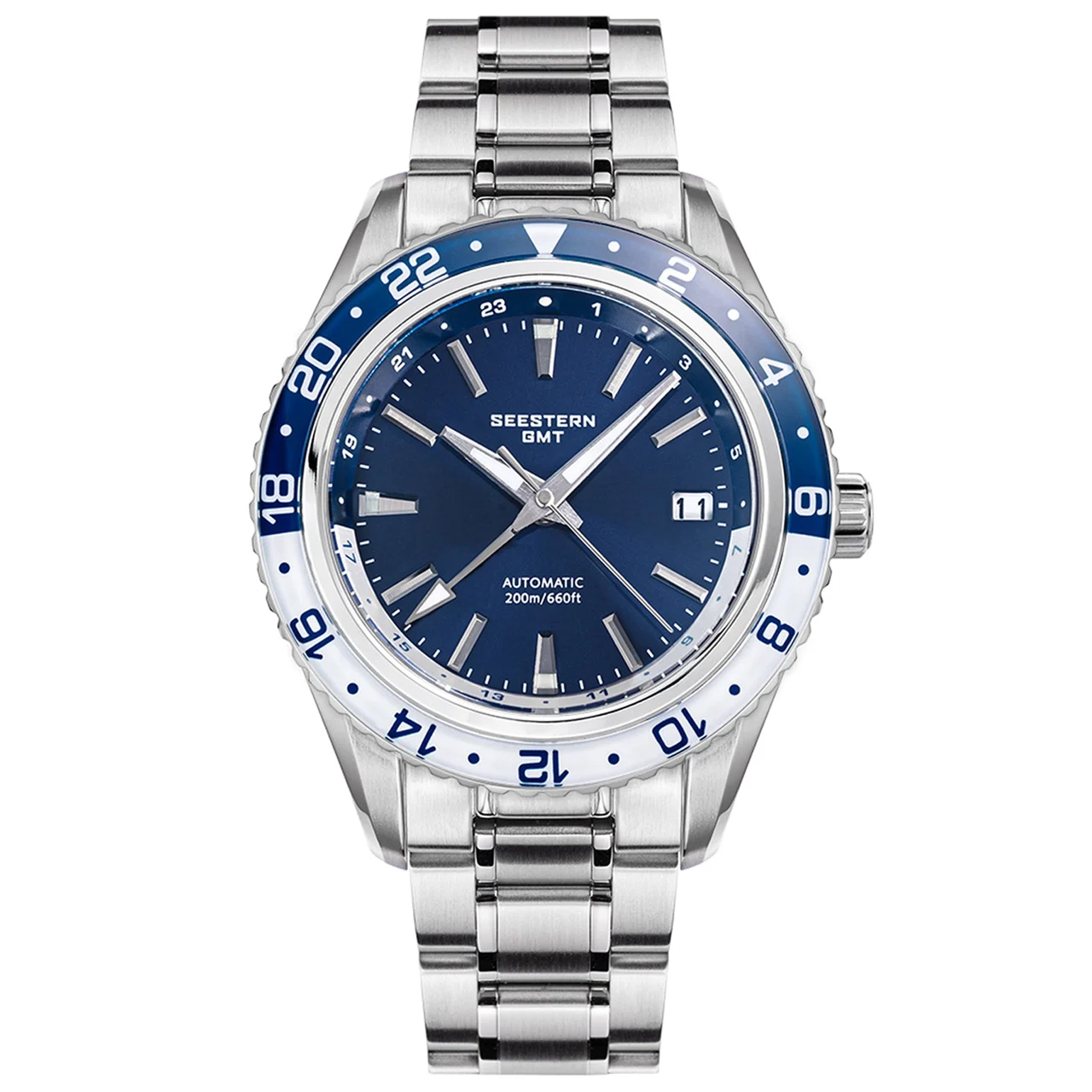 Sugess Sugess 456 蓝 深蓝面 41 mm kol saati