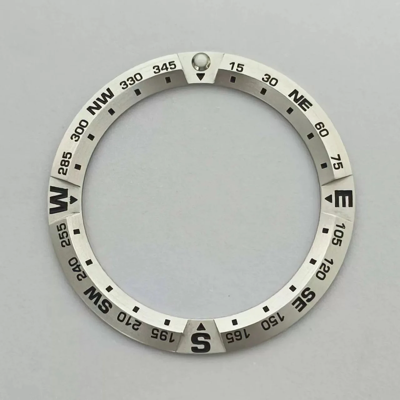 Tandorio Samurai Bezel Insert digital striped aluminum Prospex Compass outer diameter 40mm inner diameter 31.5mm thickness 1.4mm 5914848372847 40 mm kol saati