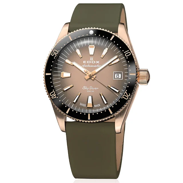 EDOX Skydiver 80131-37RNC-VDBEI kol saati