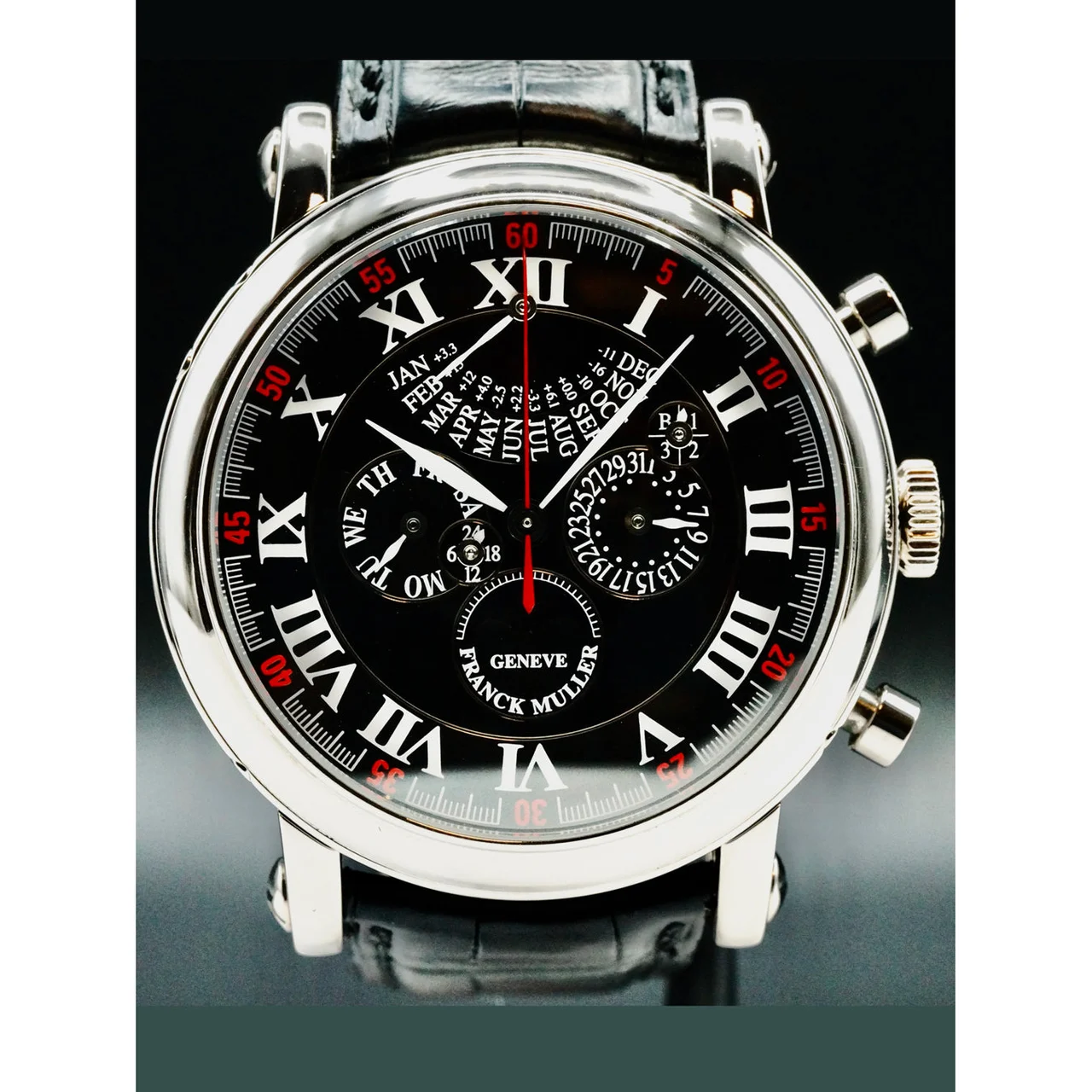 Franck Muller QPE I Round Perpetual Calendar Retrograde Ltd Ed POC210000054624 44 mm kol saati