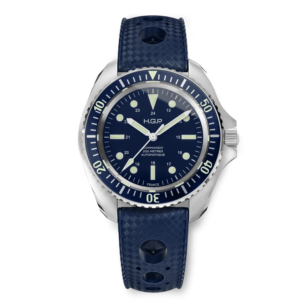 HGP - Watches HGP-24-D2AC-004-04-RB2-BLU 47 mm kol saati