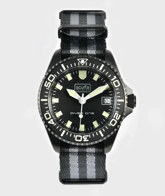 Scurfawatches Black Pvd Ltd Edition M.S.25 BLACK PVD LTD EDITION kol saati