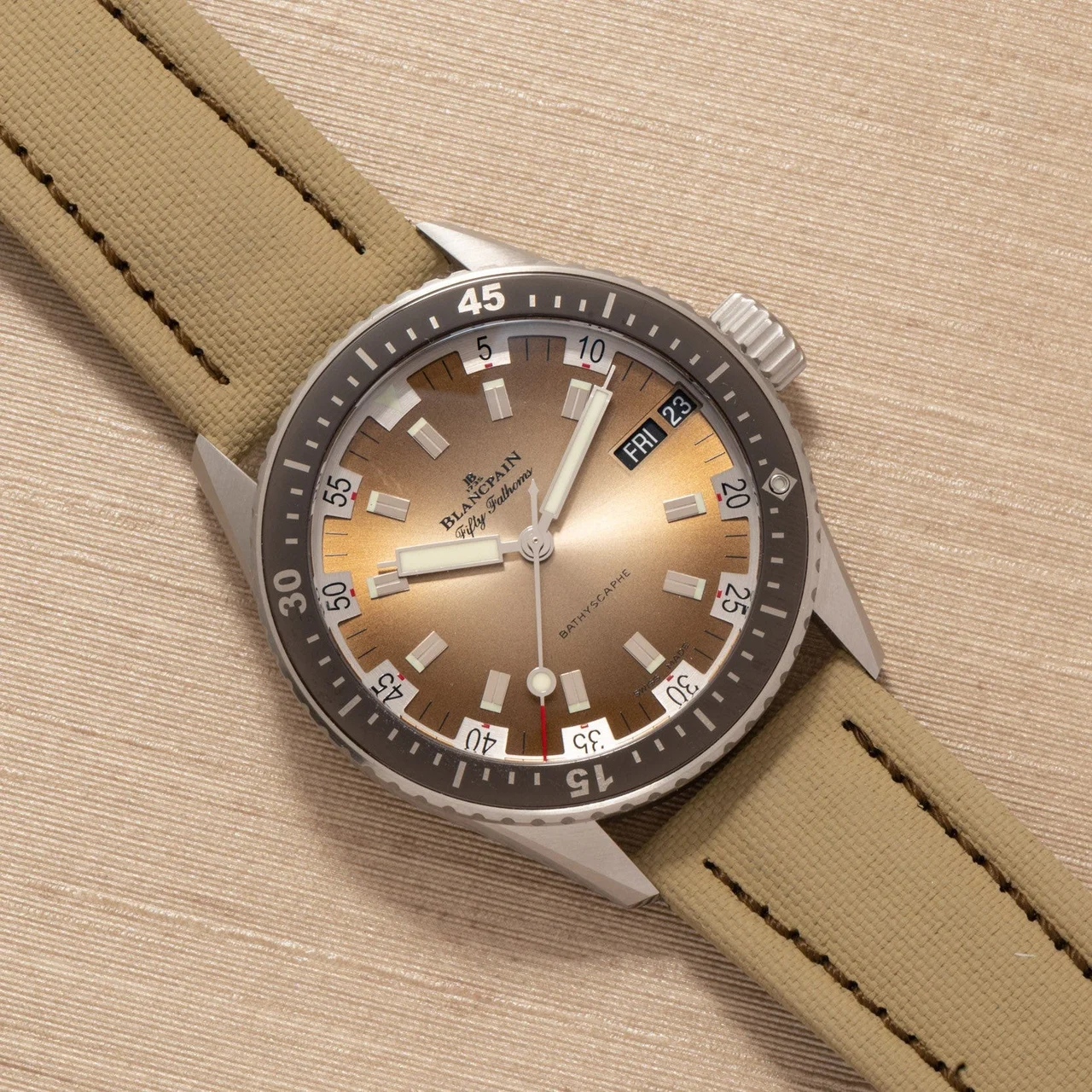 Blancpain Fifty Fathoms Bathyscaphe 40991212 43 mm kol saati