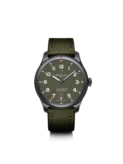 Breitling Aviator 8 Automatic 41 Black Steel Curtiss Warhawk M173152A1L1X1 kol saati
