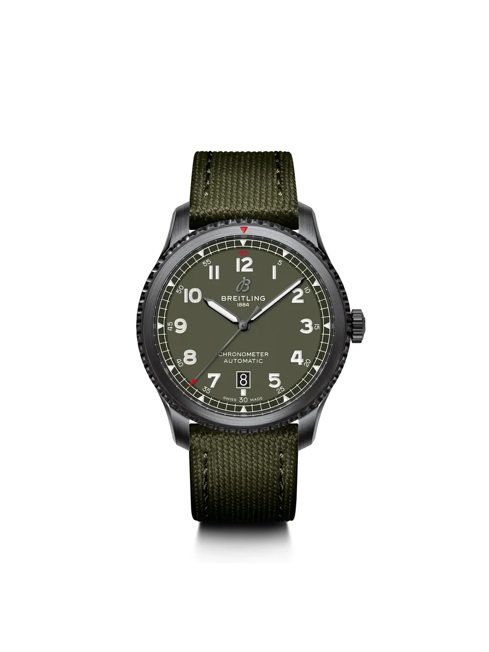 Breitling Aviator 8 Automatic 41 Black Steel Curtiss Warhawk M173152A1L1X1 41 mm kol saati
