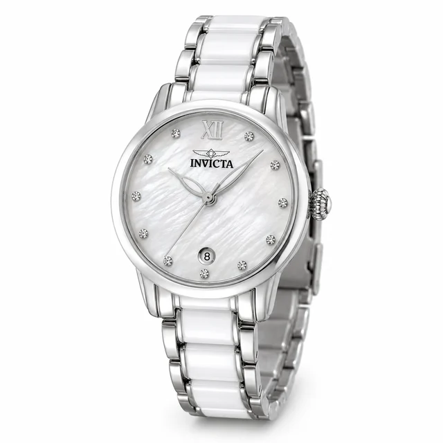 Invicta Celestial Watch - 34.7mm, Silver (70341) kol saati