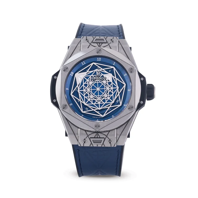Hublot HUBLOT, REF. 415.NX.7179.VR.MXM18, BIG BANG UNICO SANG BLEU, LIMITED 06/200, TITANI
