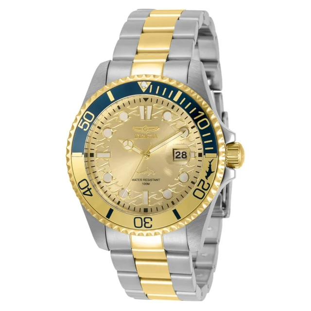 Invicta Pro Diver Currentwave Watch - 43mm. Steel, Gold (30948) kol saati