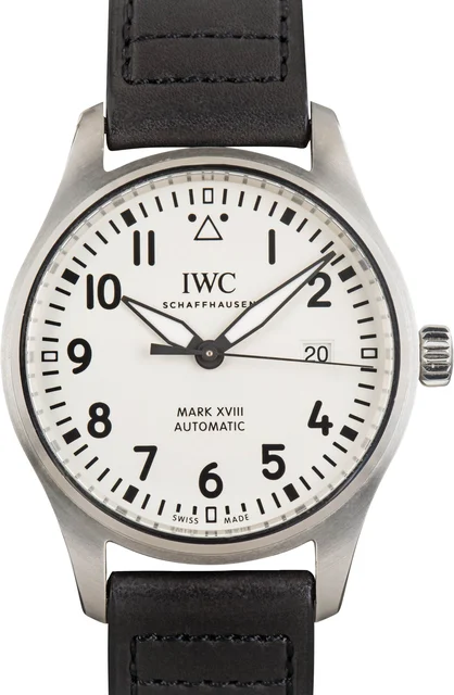 IWC Pilot’s Watch Mark XVIII IW327012 Silver Dial kol saati